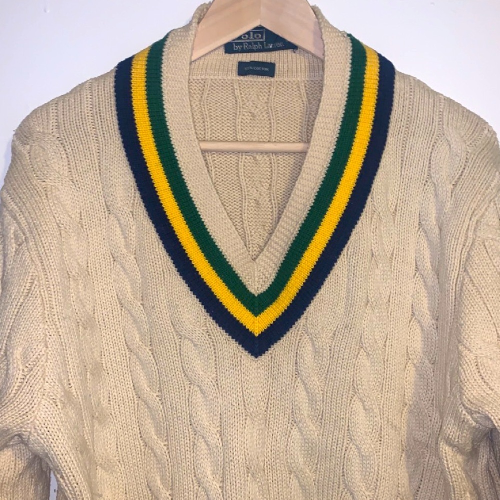 Polo Ralph Lauren V-Neck Sweater size XL